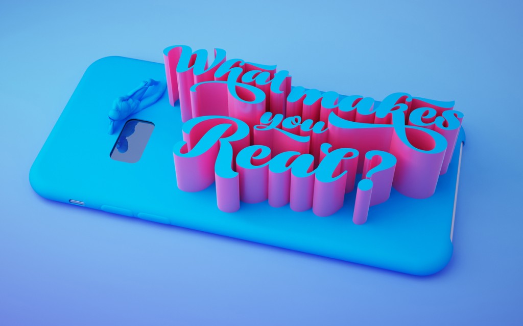 Ale Paul, Bowling Script, presented by Tomás García in a 3D project entitled Mute