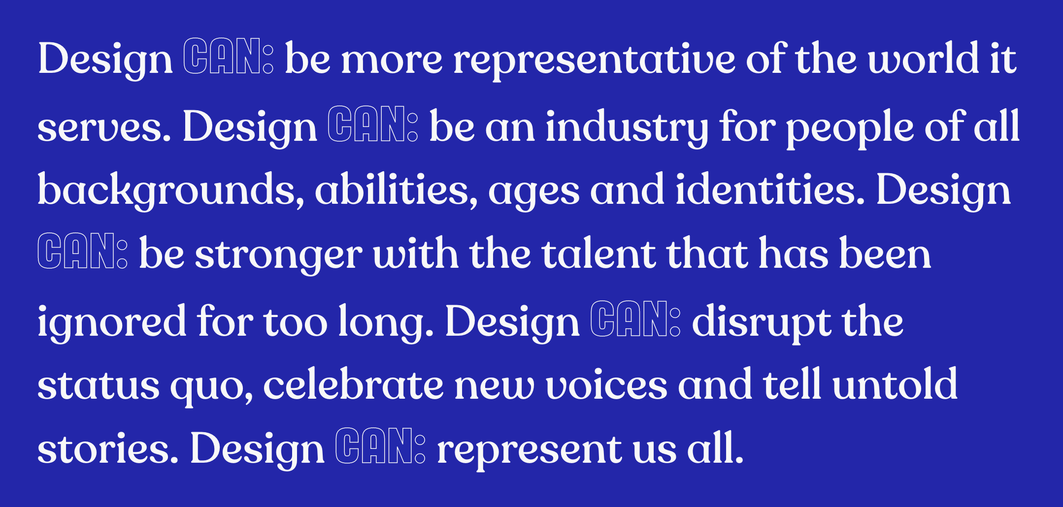 Design Can