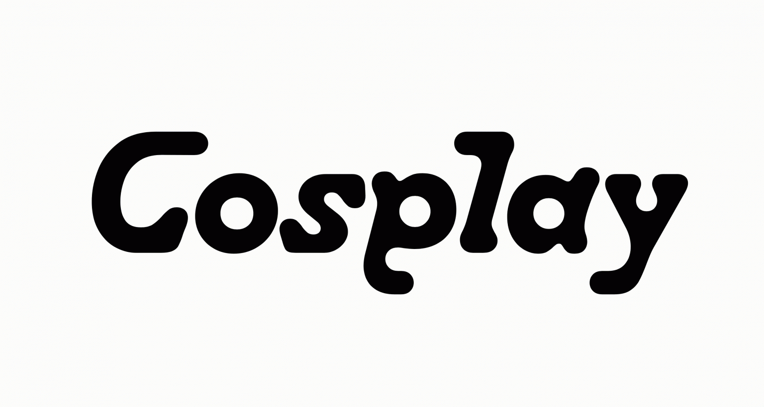 Cosplay—a Typeface Inspired By an Abstract Artist (and Even a Bit of ...